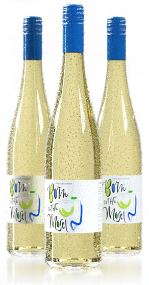 Born in the Mosel Cuvée Weiß – drei Flaschen